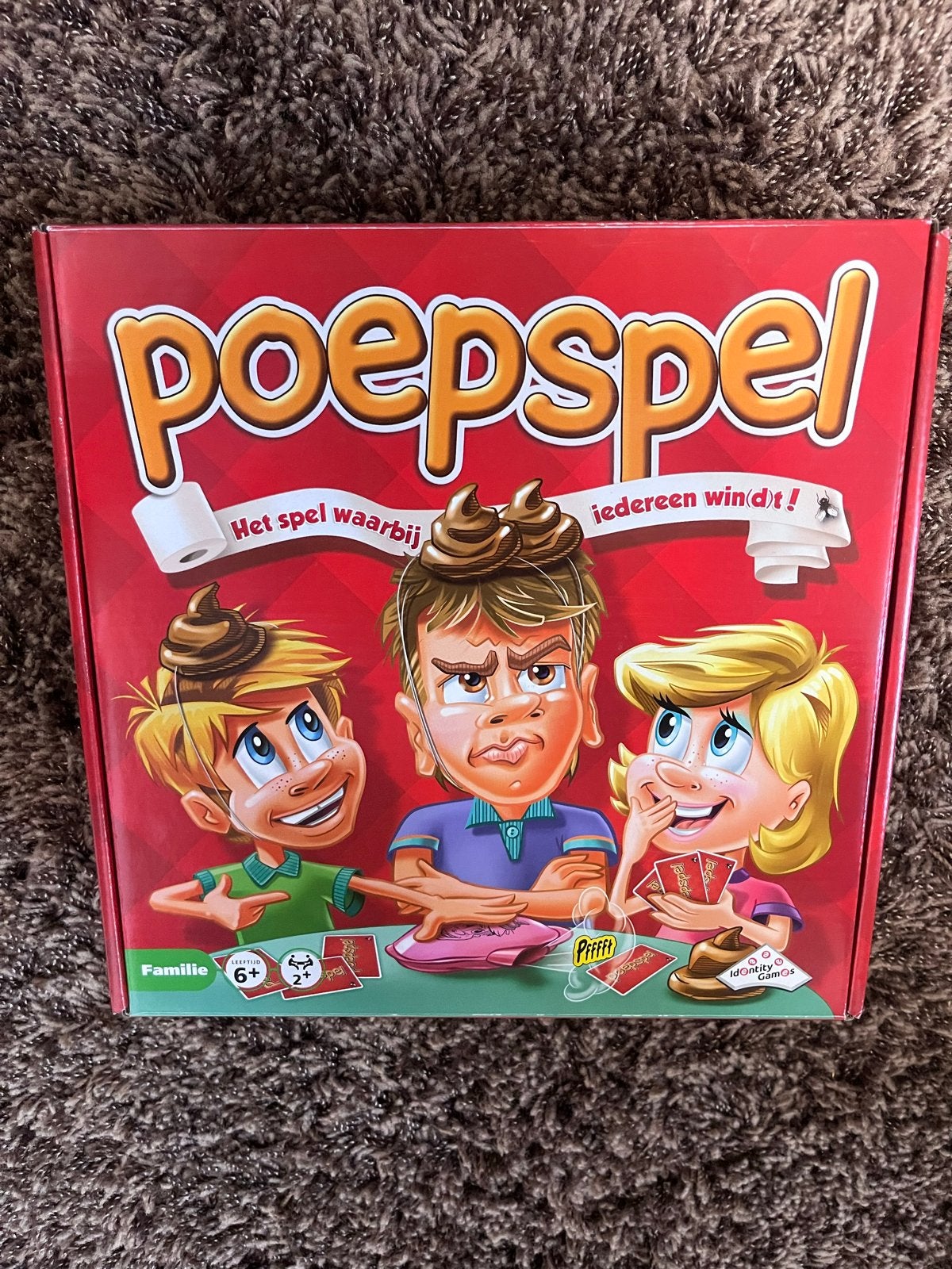 Poepspel: Het spel waarbij iedereen windt!, Een of twee spelers, Ophalen of Verzenden, Zo goed als nieuw