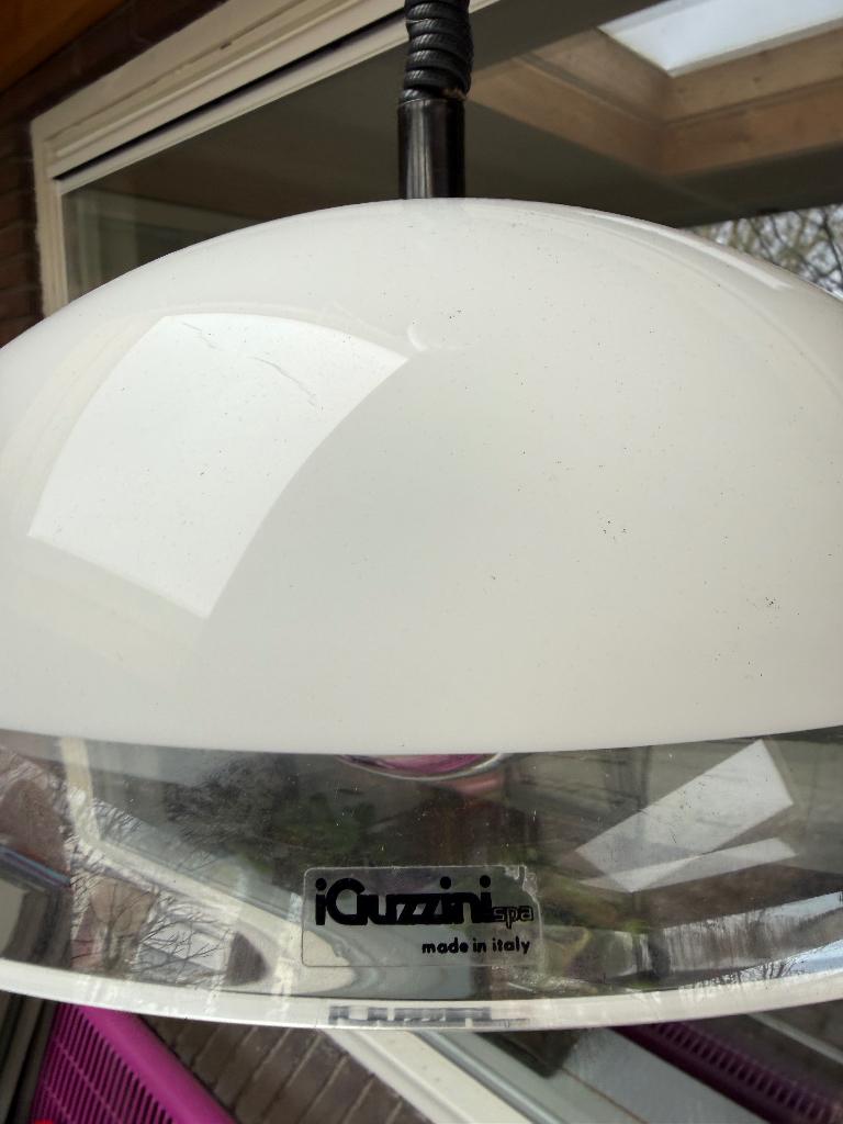 IGuzzini Meblo Baobab hanglamp hoogteverstelbaar, Ophalen, Gebruikt, Vintage Seventies Klassiek Italiaans Pop Age Modern, Minder dan 50 cm