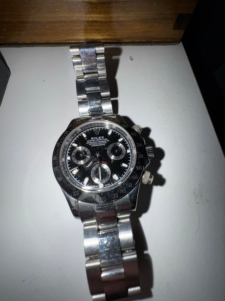 Rado Polshorloges, Sieraden, Tassen en Uiterlijk, Horloges | Heren, Gebruikt, Polshorloge, Omega, Goud, Leer, Verzenden