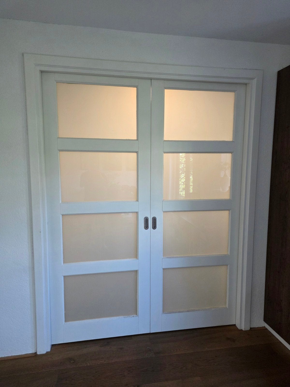 Ensuite schuifdeuren 88x231cm incl. schuifsysteem, Ophalen, Binnendeur, Schuifdeur, Hout