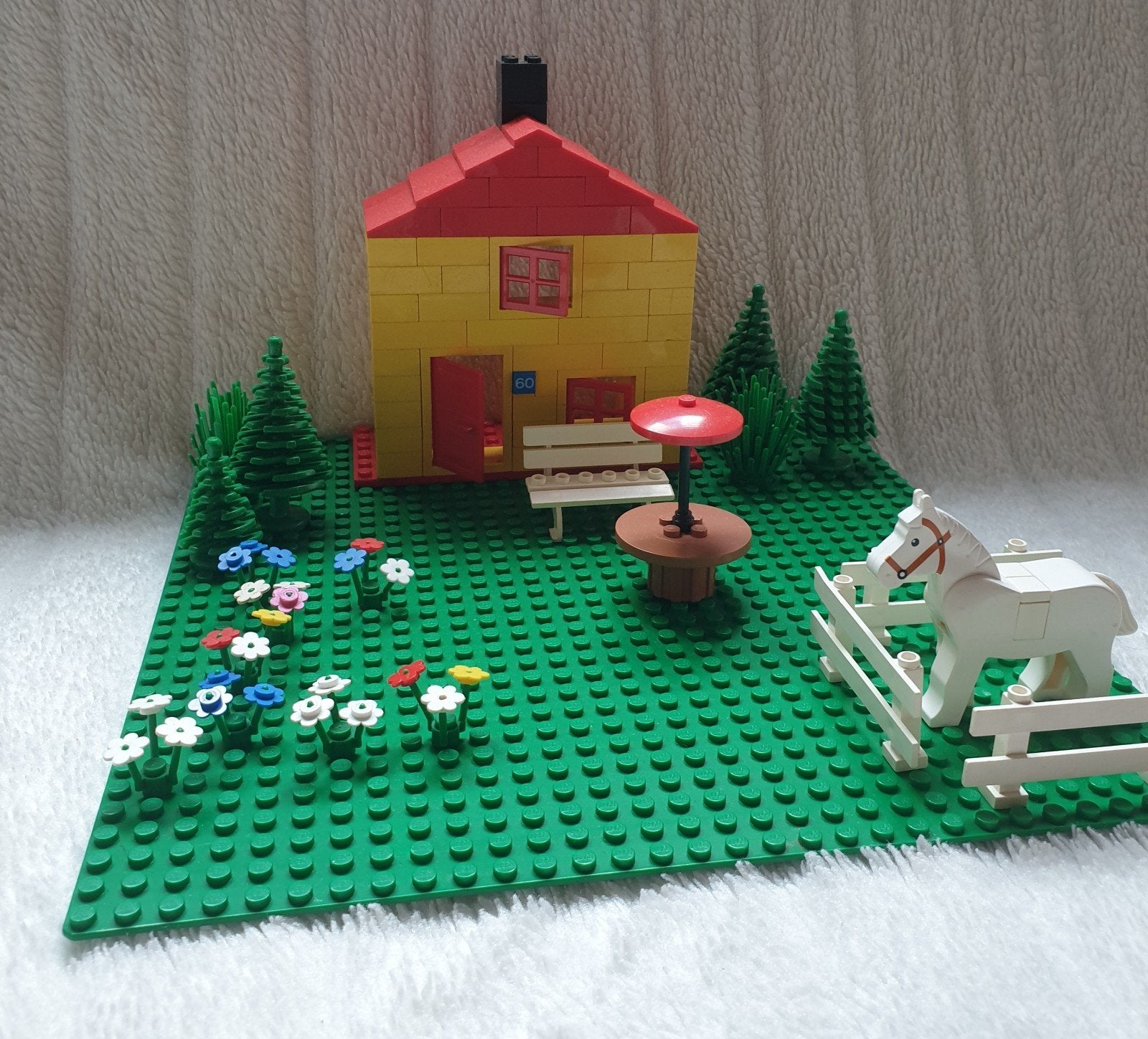 Tafereel met Lego vintage jaren "70,, Kinderen en Baby's, Speelgoed | Duplo en Lego, Ophalen of Verzenden, Gebruikt, Accessoire