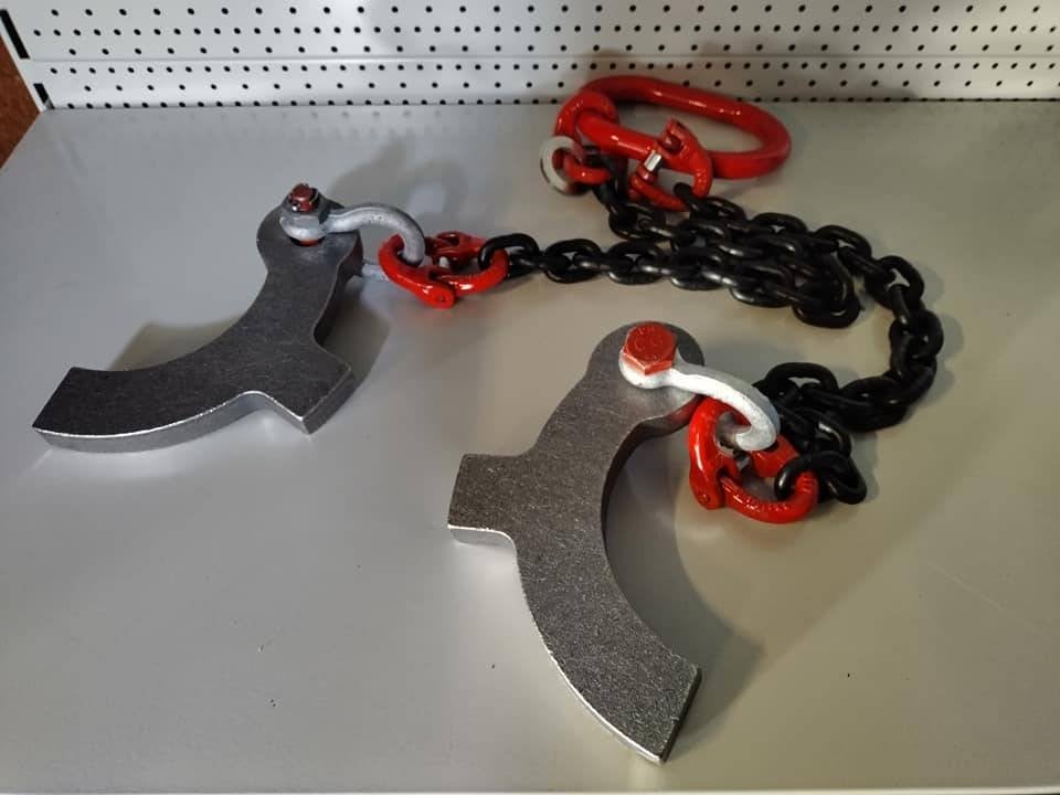 Hijsketting met stelconhaken (nieuw), Ophalen, Nieuw