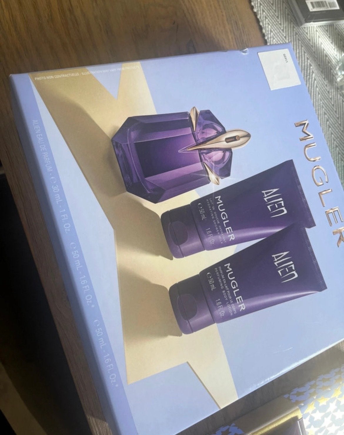 Mugler Alien Geschenkset - 30ml Parfum, Douchegel, Bodylotio, Verzenden, Nieuw