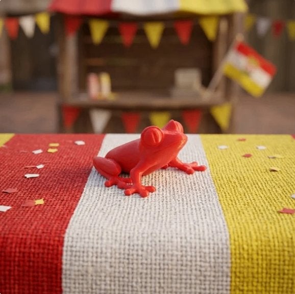 Oeteldonk Kikker - Rood, Verzenden, Nieuw, Carnaval, Accessoires