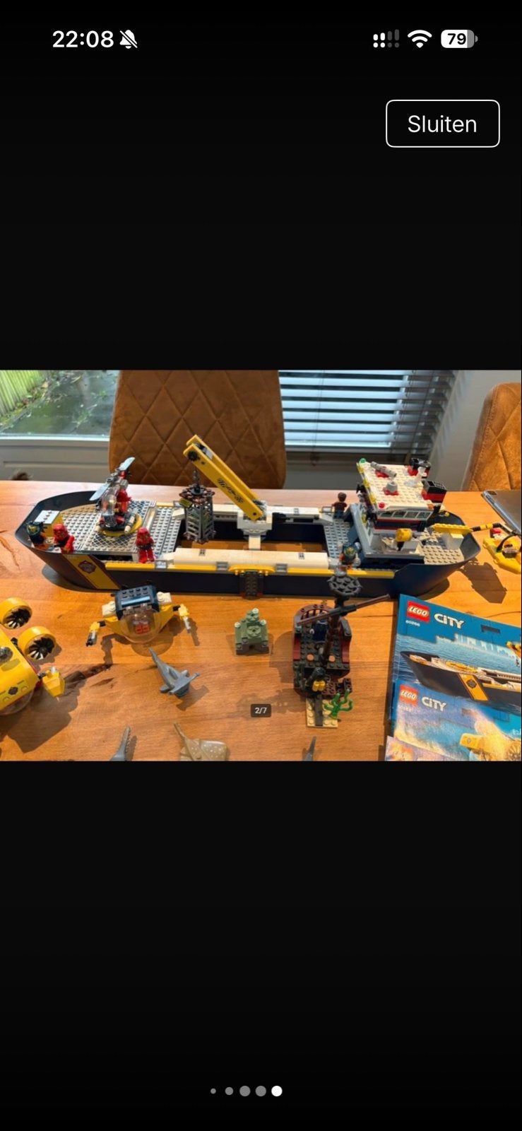 LEGO City Oceaan Onderzoeksschip (60263, 60264, 70266), Ophalen, City, Lego, Zo goed als nieuw