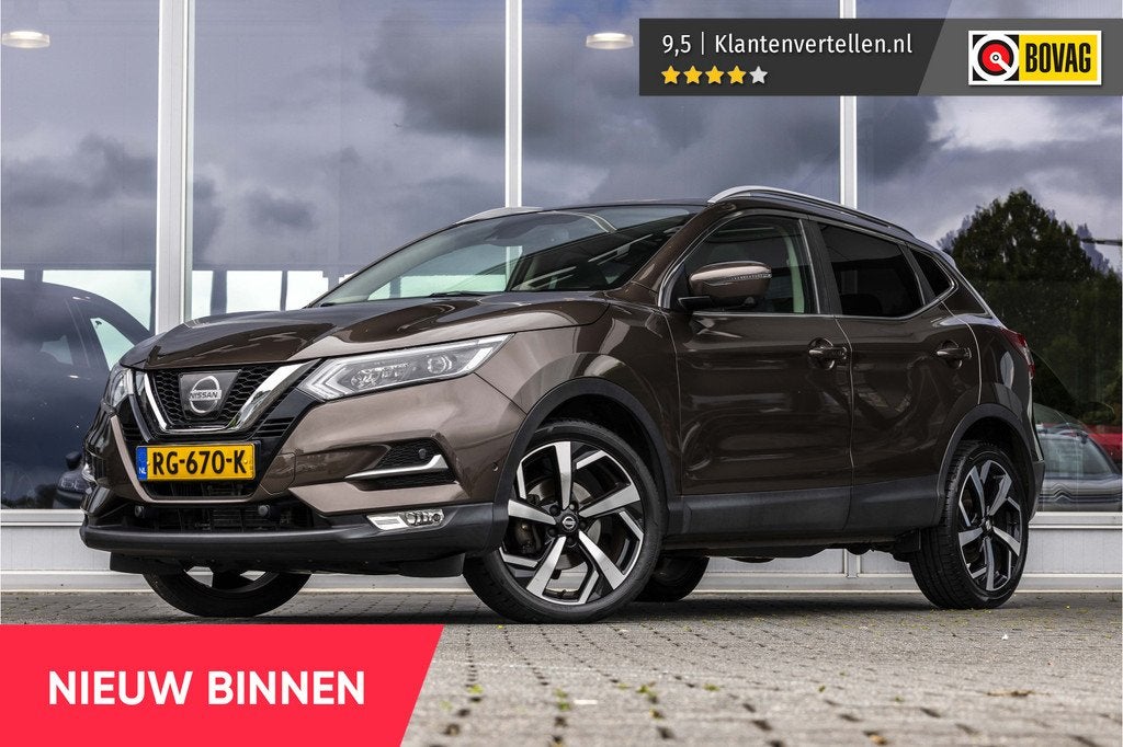 Nissan QASHQAI 1.2 Tekna + Binnen ATP (bj 2017, automaat), Auto's, Nissan, 12 maanden, Gebruikt, 4 cilinders, Origineel Nederlands