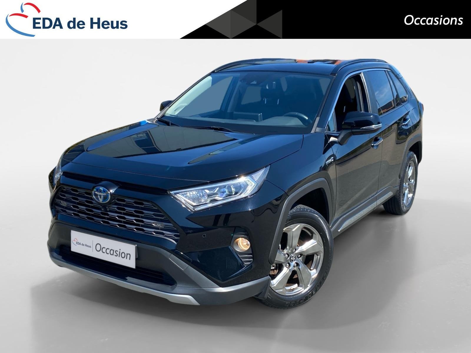 Toyota RAV4 2.5 Hybrid automaat Executive NL Auto | Leer | L, Auto's, Toyota, 12 maanden, Gebruikt, 4 cilinders, Zwart