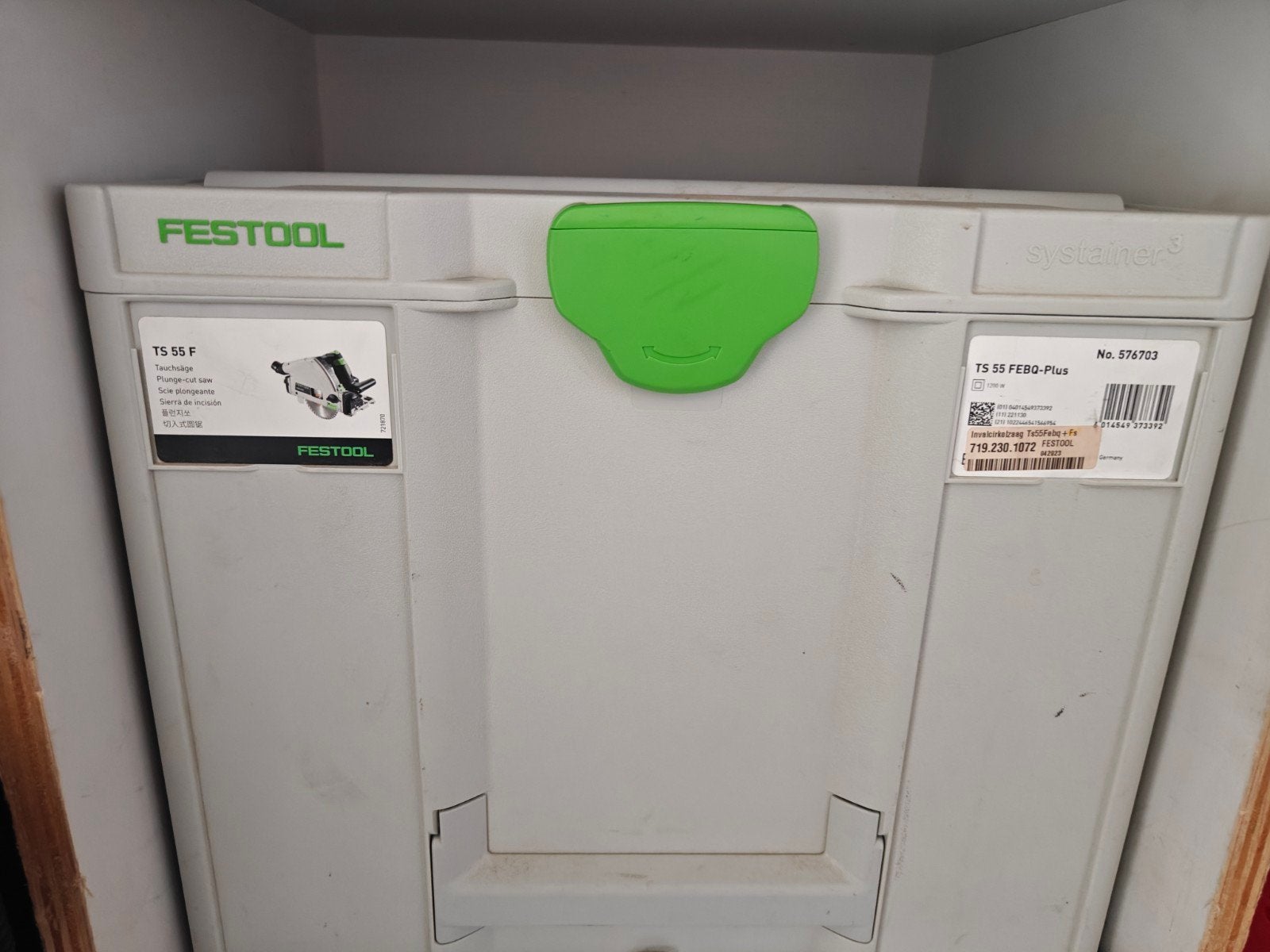 Festool TS 55 F invalzaag met FastFix systeem, Doe-het-zelf en Verbouw, Gereedschap | Zaagmachines, Ophalen, Gebruikt, Invalzaag