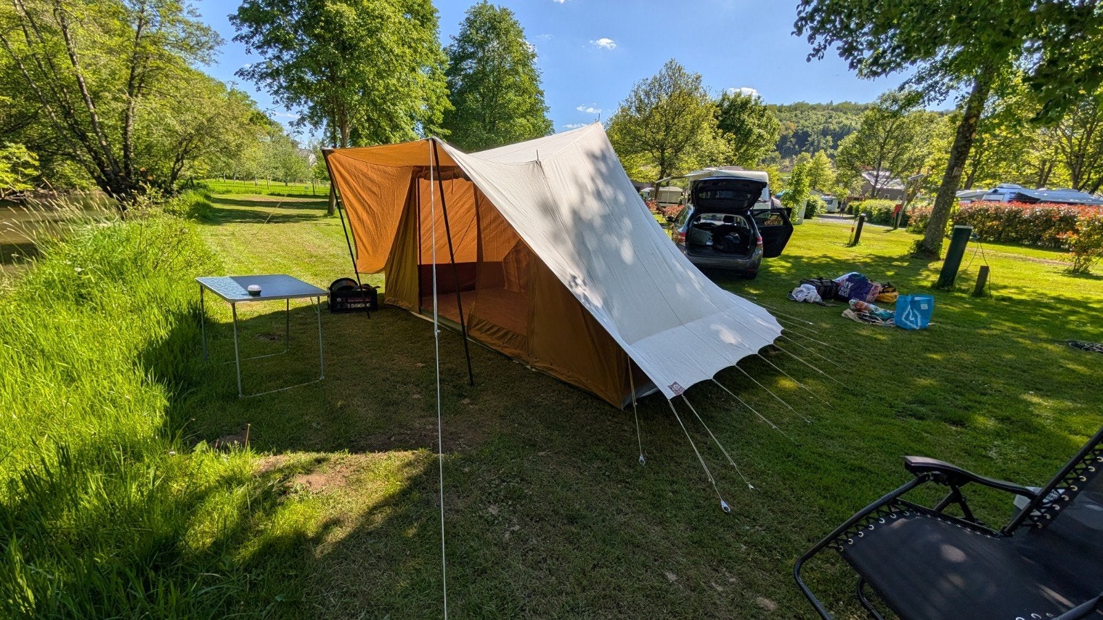 De waard Albatros tent, Caravans en Kamperen, Tenten, Ophalen, Gebruikt, Tot en met 4