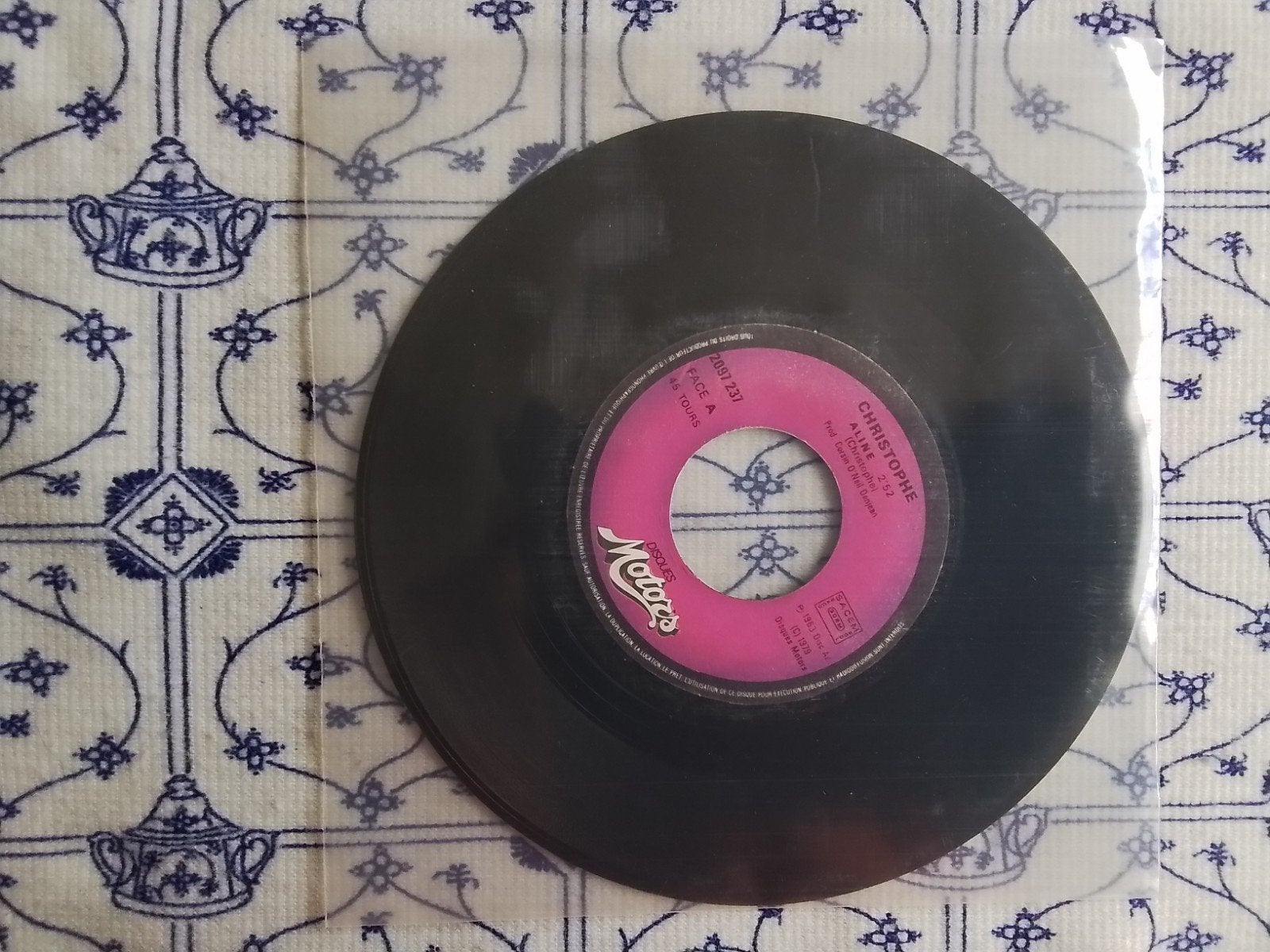 Christophe             Aline, Ophalen of Verzenden, Zo goed als nieuw, 7 inch, Pop