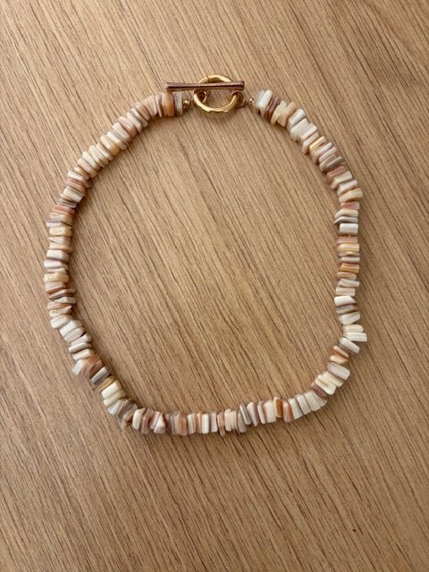 Ketting edelstenen Picture Jaspis, Sieraden, Tassen en Uiterlijk, Verzenden, Beige, Nieuw, Steen of Mineraal