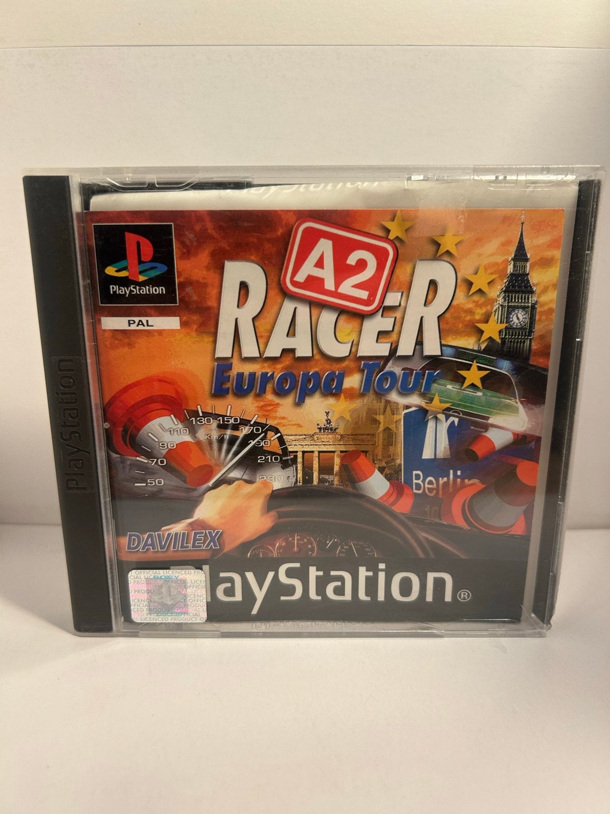 A2 Racer Europa Tour - PlayStation 1 (PS1) Racegame, Gebruikt, 1 speler, Racen en Vliegen, Ophalen of Verzenden