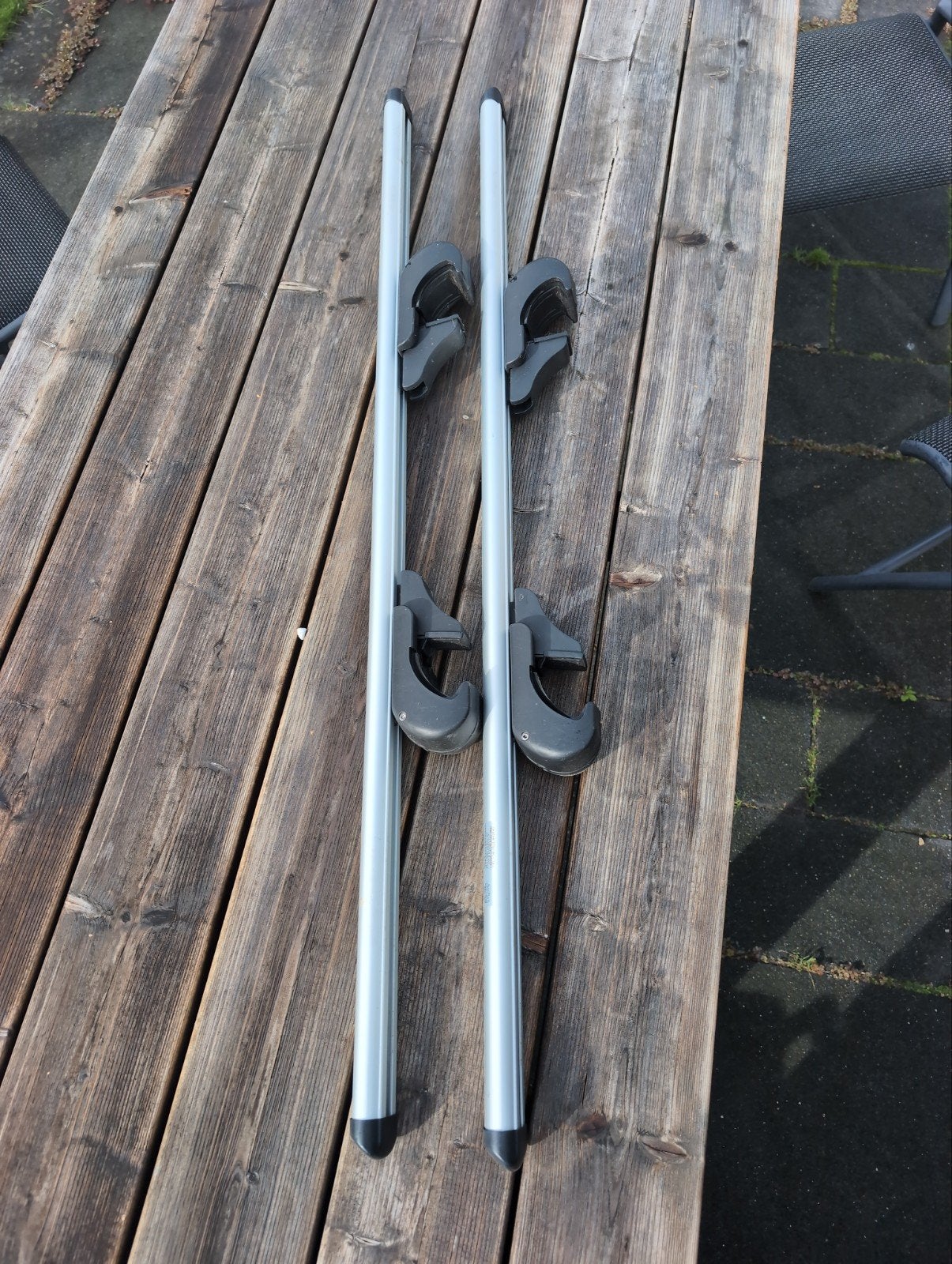 Menabo Brio dakdragers voor auto met dakrail, 90 kg, Ophalen of Verzenden