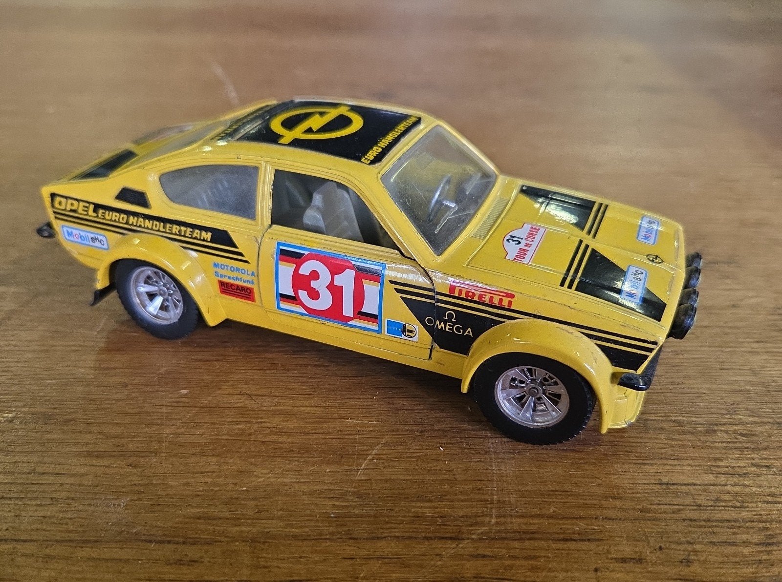 vintage Opel Kadett GT/E Rally Bburago, Ophalen of Verzenden, X, Bburago, X
