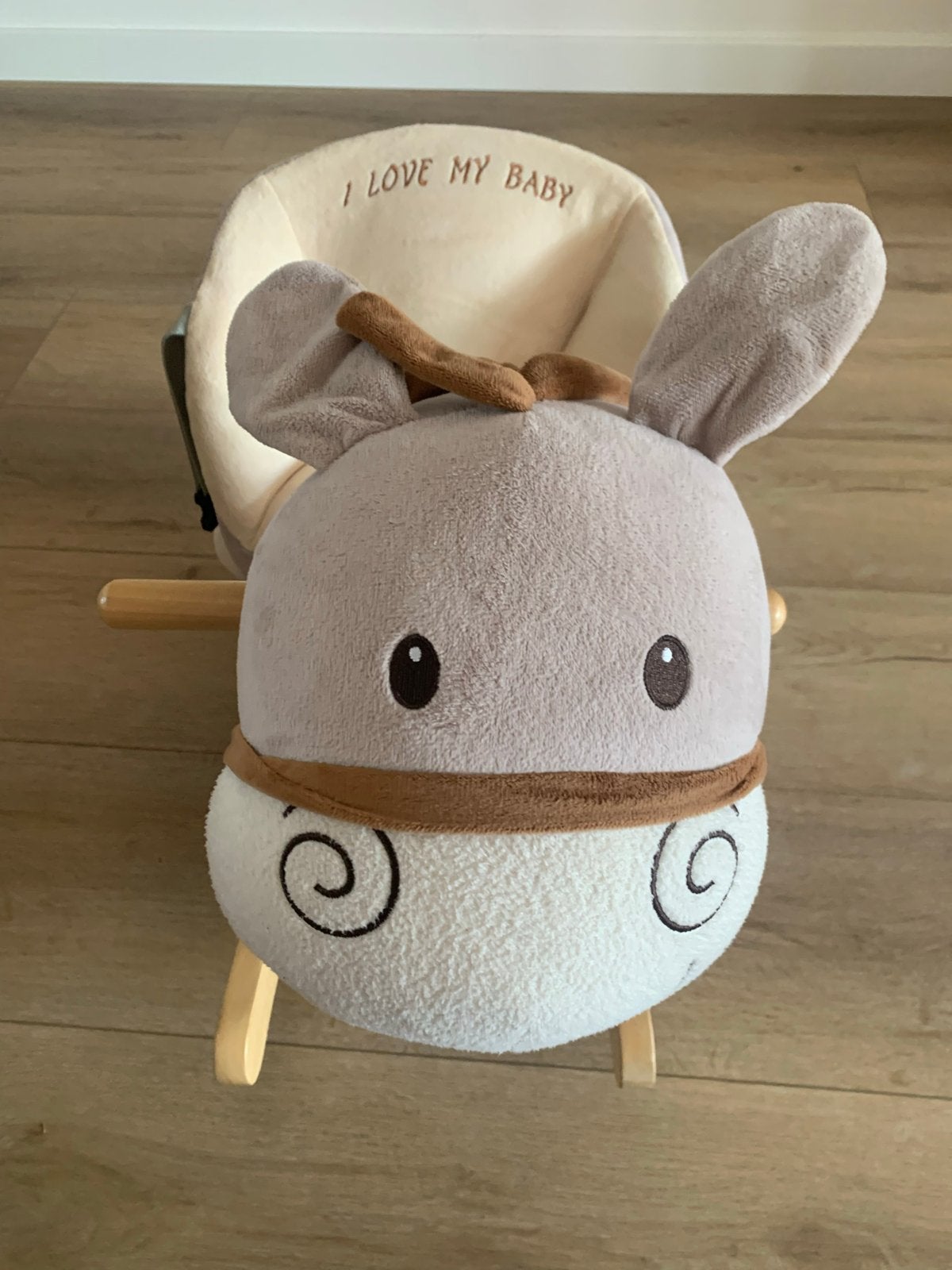 Schattige BabyGo Ezel hobbeldier met geluid, Kinderen en Baby's, Ophalen, Zo goed als nieuw, Jongen of Meisje