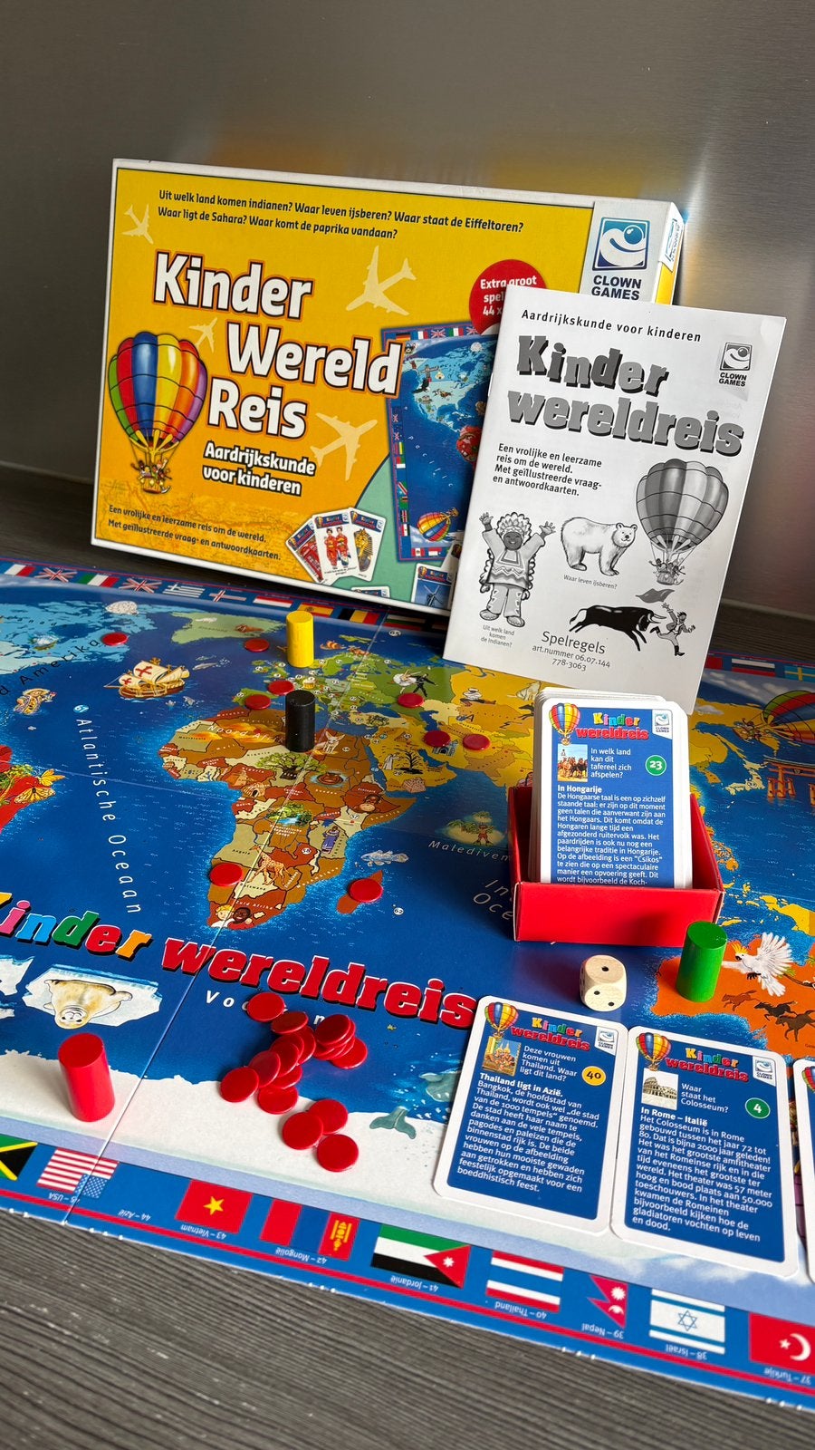 Kinder wereldreis gezelschapsspel, Ophalen of Verzenden, Nieuw, Reisspel