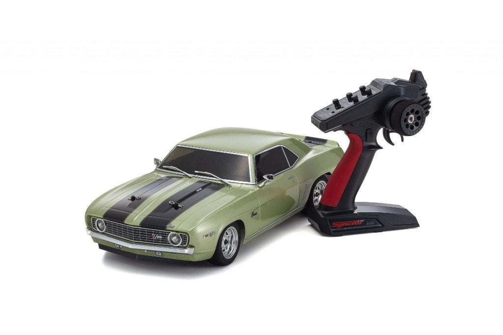 Kyosho Fazer MK2 Chevy Camaro Z28 1969 Frost Green 1:10, Elektro, Nieuw, Ophalen of Verzenden, Schaal 1:10