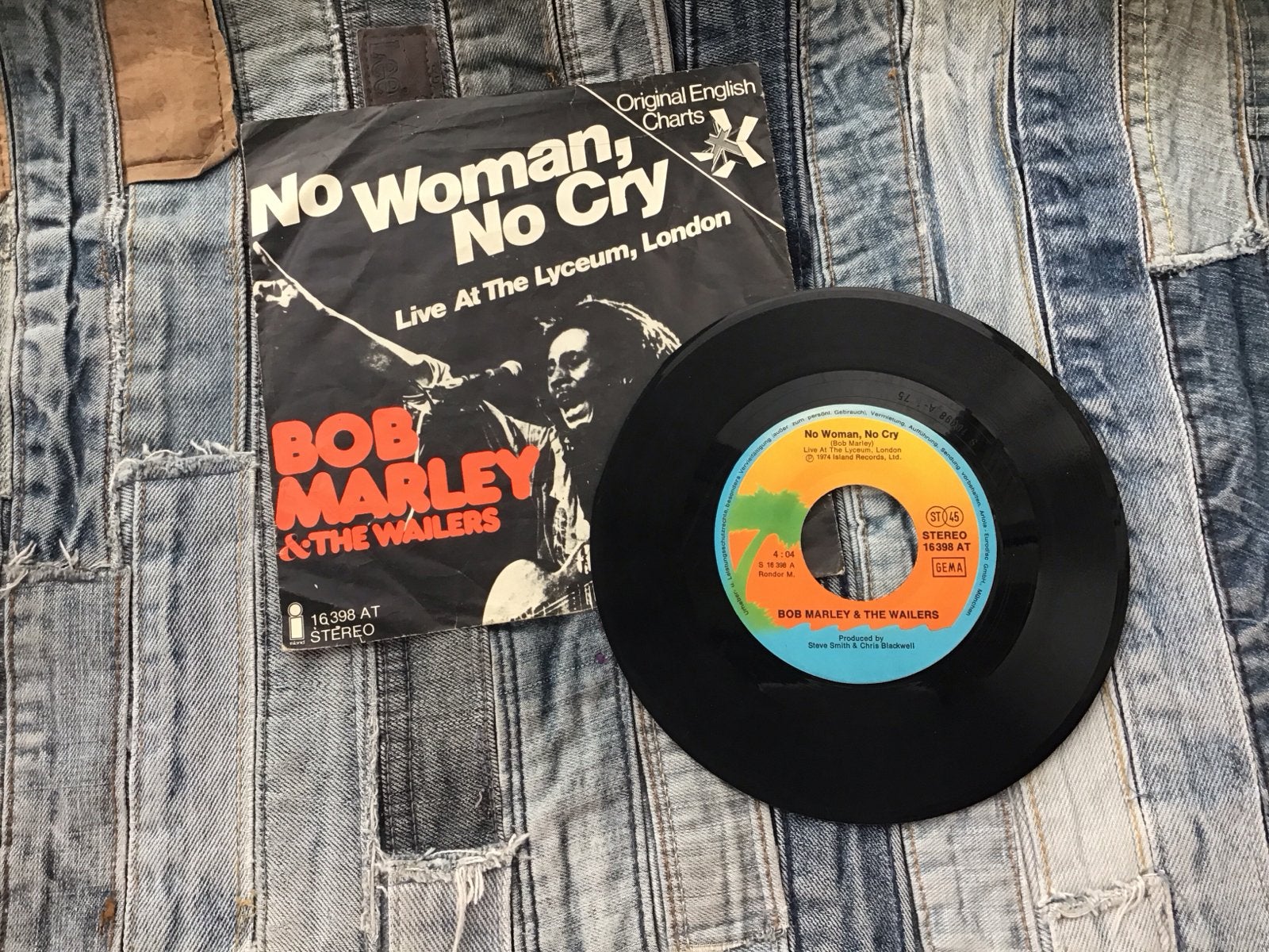 Bob Marley & The Wailers - No Woman, No Cry 7 inch vinyl, Cd's en Dvd's, Vinyl Singles, Gebruikt, Originele persing, 7 inch, Ophalen of Verzenden