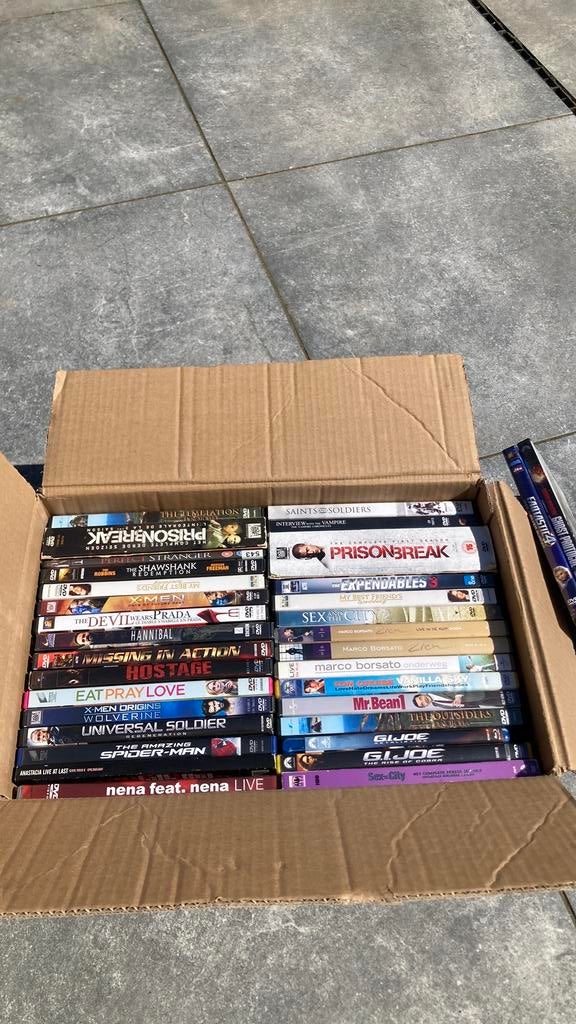 Hele doos dvd’s te koop, Vanaf 12 jaar, Ophalen of Verzenden, Zo goed als nieuw