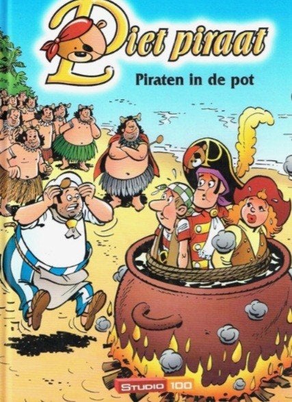 Piet Piraat: Piraten in de pot - Hardcover, Studio 100, 5 of 6 jaar, Fictie algemeen, Jongen of Meisje