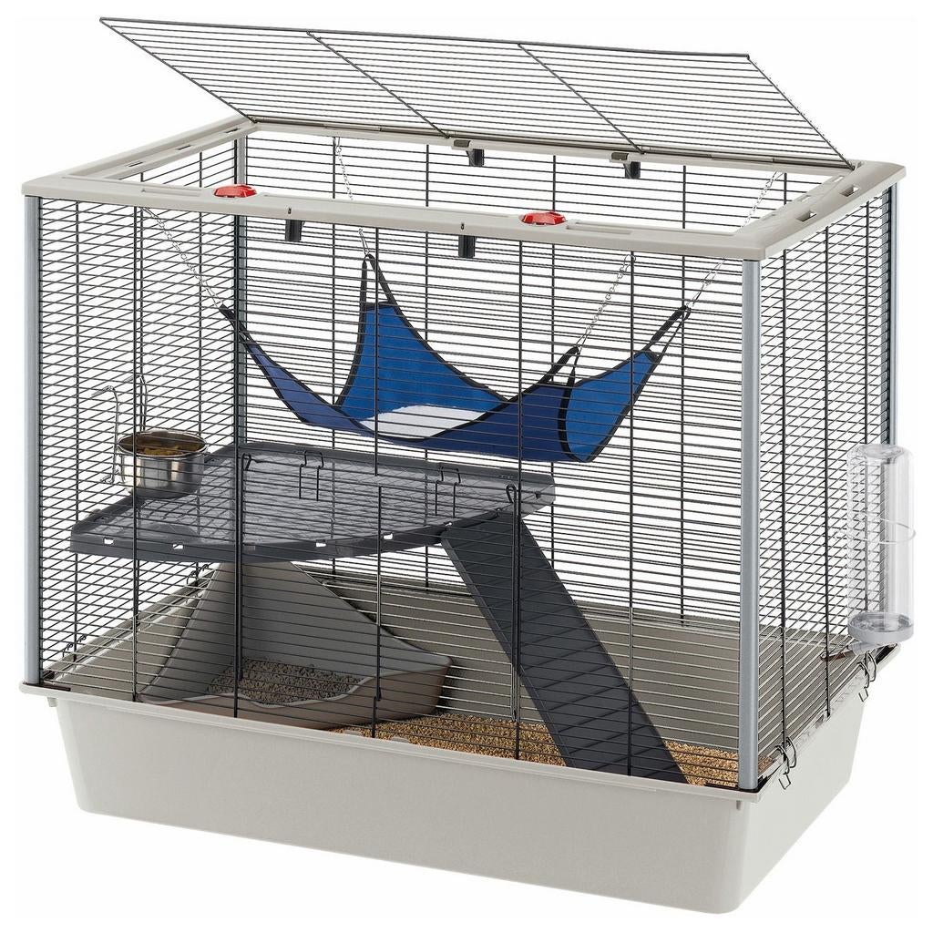 Ferplast Frettenkooi Furat - Dierenverblijf - 78x48x70 cm Gr, Kooi, Minder dan 75 cm, Hamster, Zo goed als nieuw