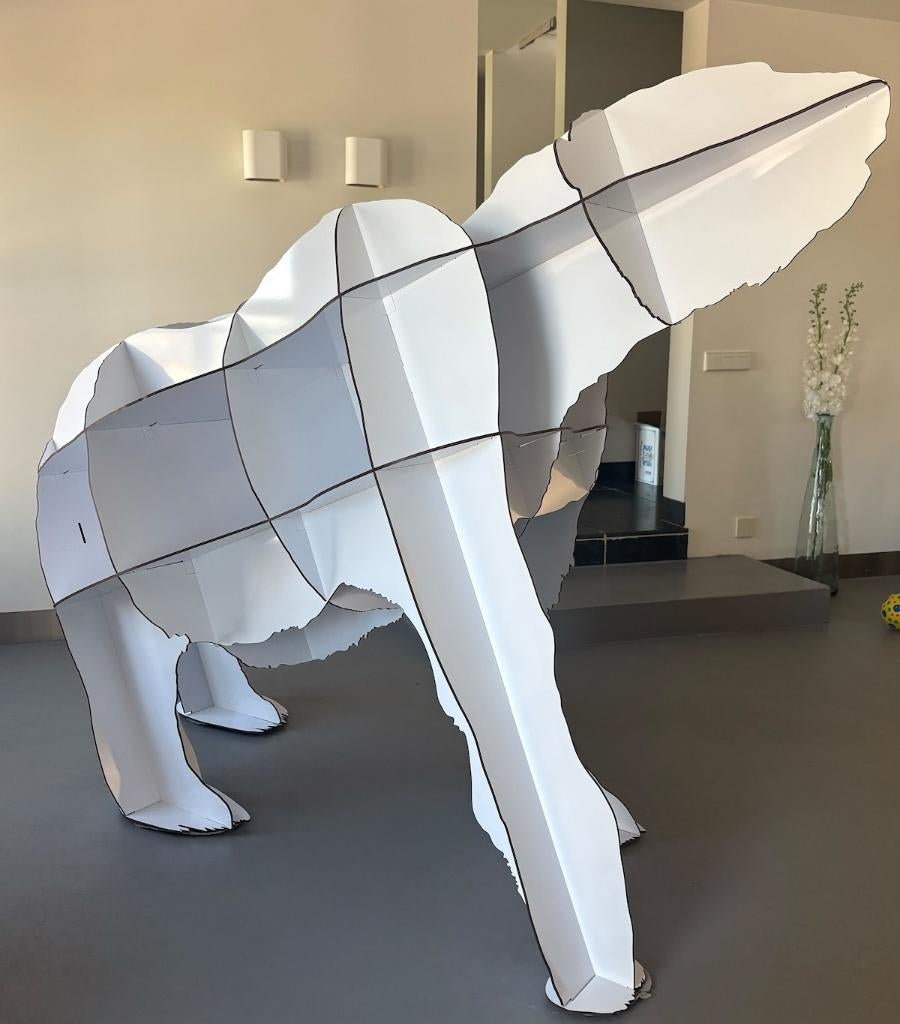 Design object/boekenkast Polar Bear Joe van Ibride, 38/50, Ophalen, Gebruikt, 75 cm of meer, Modern stijlicoon