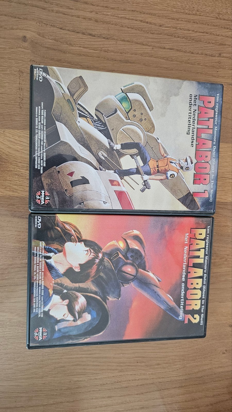 Patlabor 1 & 2 DVD set - Anime met Nederlandse ondertiteling, Gebruikt, Animatie, Anime (Japans), Nederlands