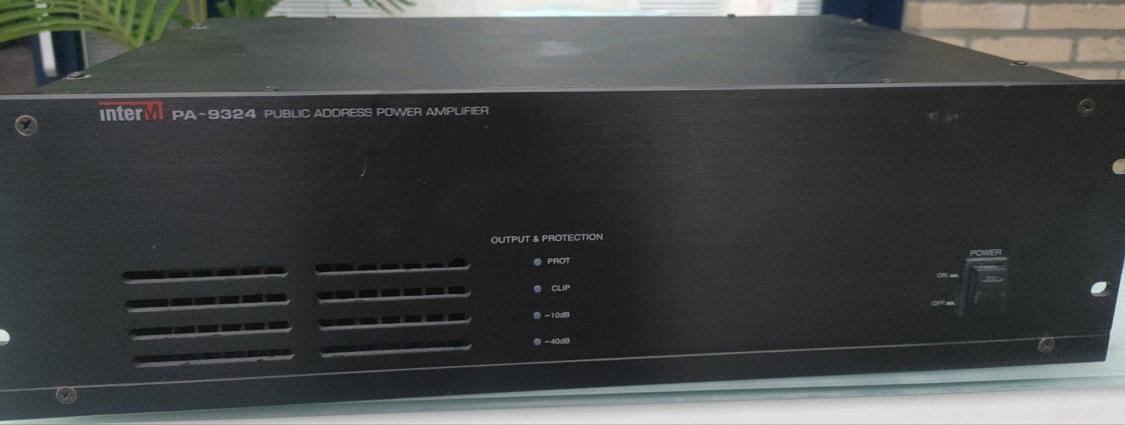 2x Versterker INTER M PA-9324 + Alesis RA150, Ophalen, Gebruikt, Minder dan 500 watt