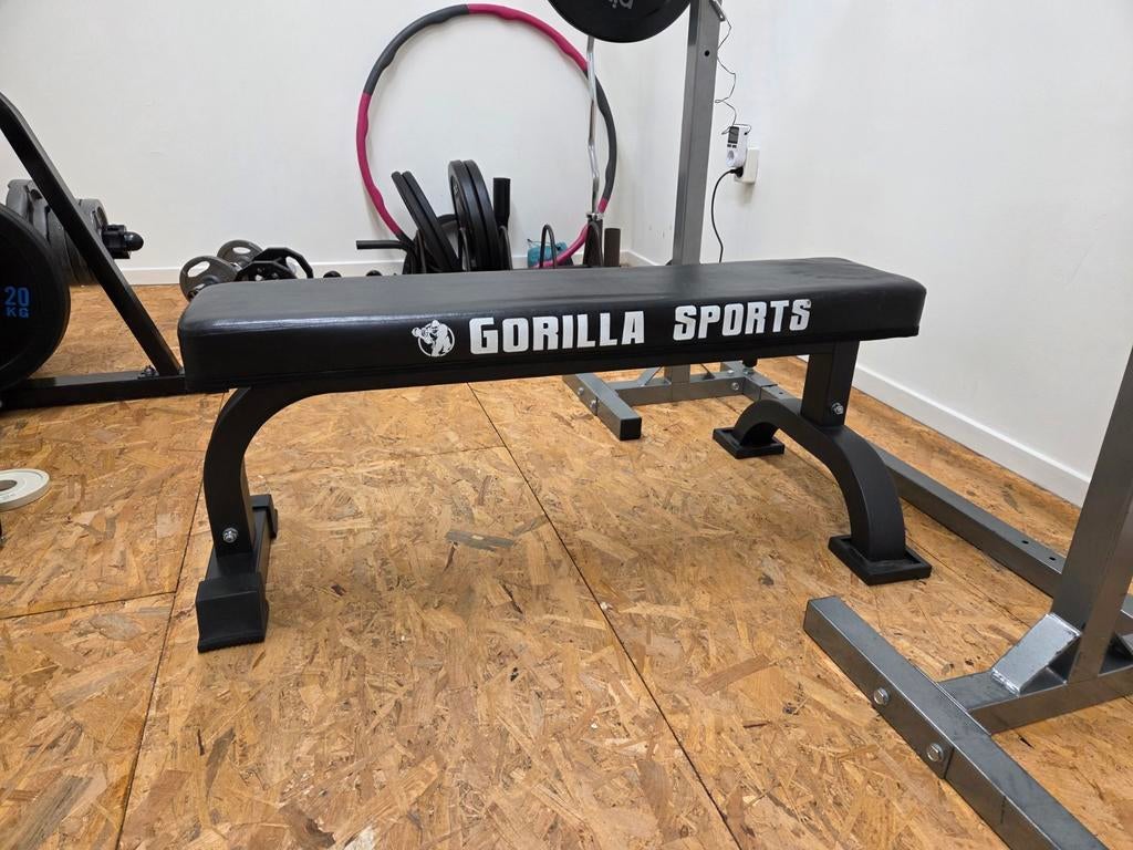Gorilla sports bankje, Sport en Fitness, Fitnessmaterialen, Ophalen, Zo goed als nieuw, Fitnessbank