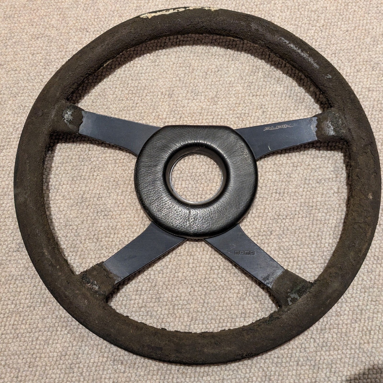 Momo Alpina stuur 380mm BMW E3 E9 E10 E21 E23 E28, Ophalen of Verzenden, Gebruikt, BMW