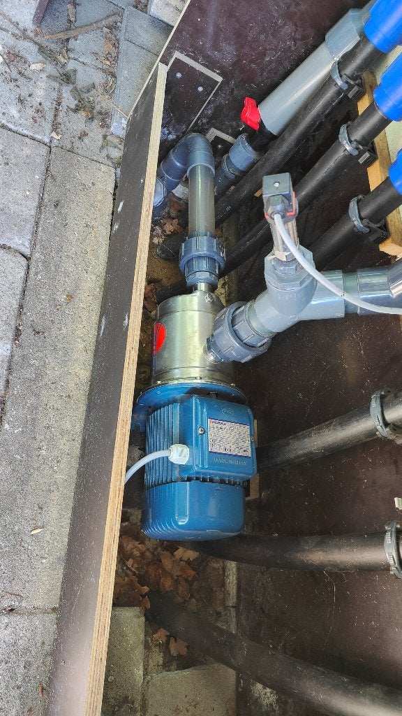 Pedrollo Pluriject 4/100-n 400v - Nette staat, Tuin en Terras, Waterpompen, Ophalen, Zo goed als nieuw, Elektrisch, Beregeningspomp