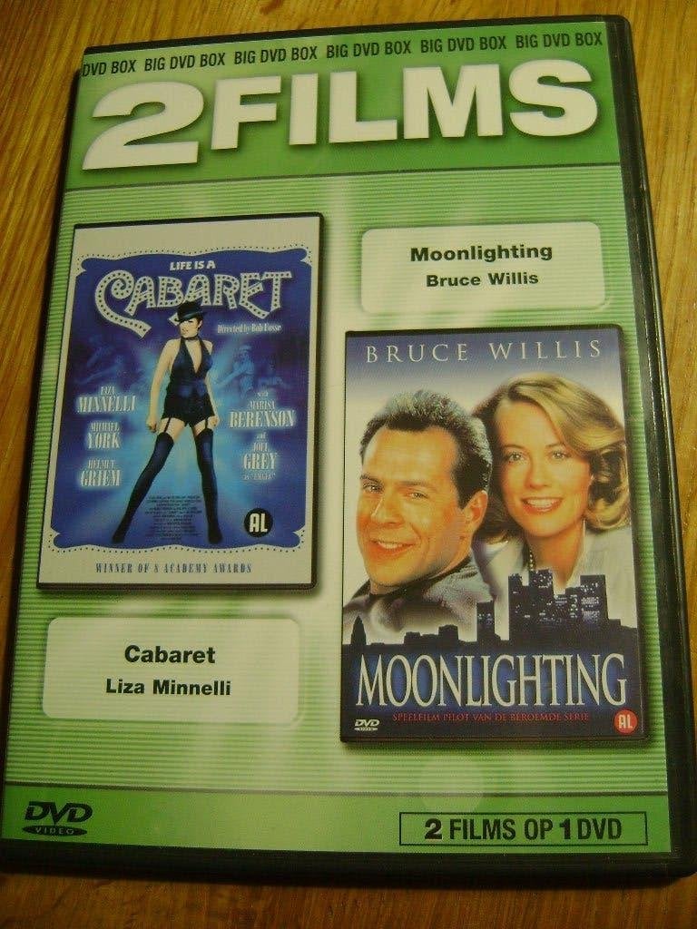 DVD 2 Films- Cabaret / Moonlighting, Alle leeftijden, Ophalen of Verzenden, Gebruikt, Overige genres