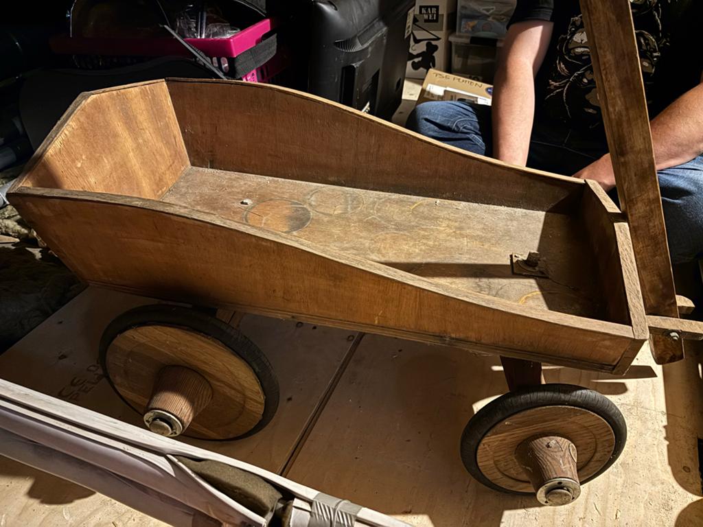 Antieke Houten Bolderkar - Meer dan 85 jaar oud, Antiek en Kunst, Ophalen
