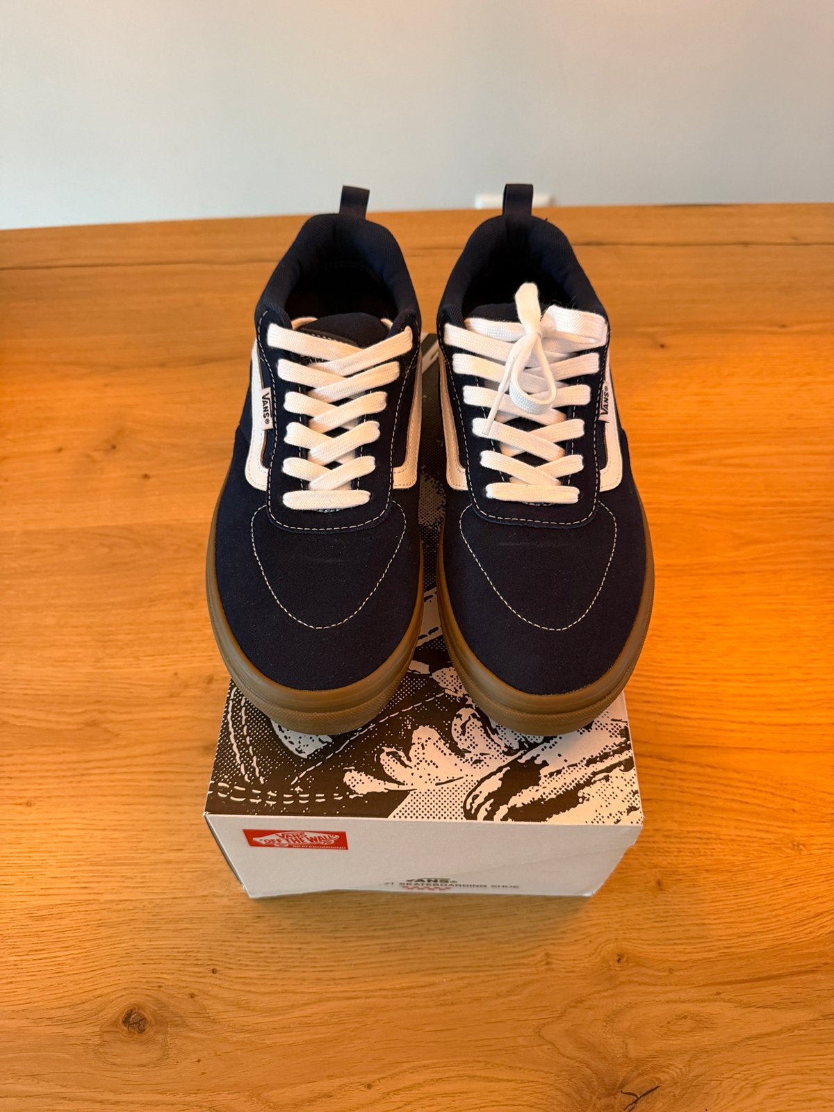 Vans Kyle Walker Dress Blues/Gum 43, Kleding | Heren, Ophalen of Verzenden, Zo goed als nieuw, Zwart