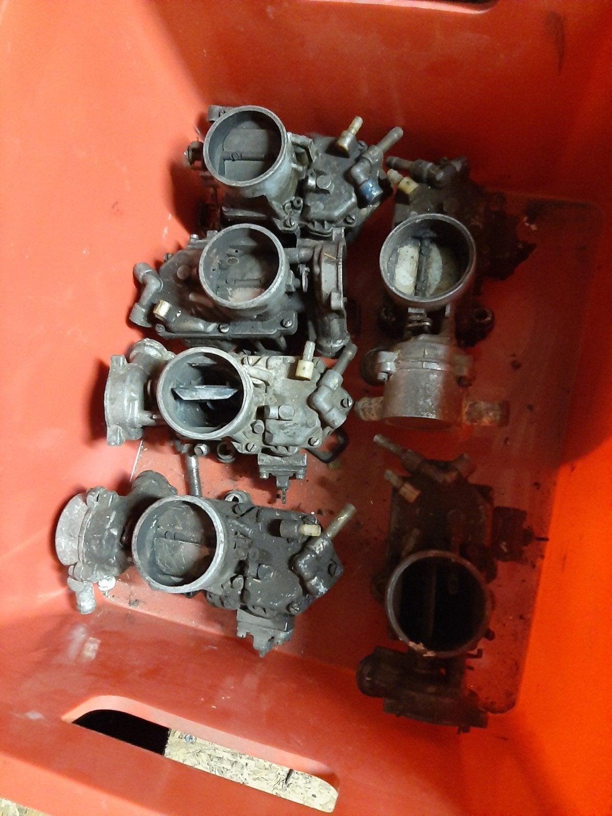 Oude Ford gasklephuizen/carberateurs, Ophalen of Verzenden, Gebruikt, Ford