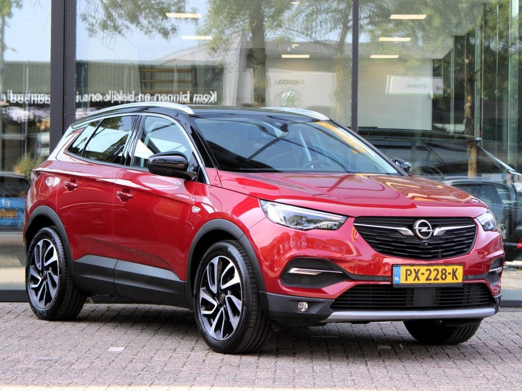 Opel Grandland X 1.2 Turbo Ultimate | Navi / Leder / Stoelko, Auto's, Opel, 1199 cc, Leder, Bedrijf, Handgeschakeld