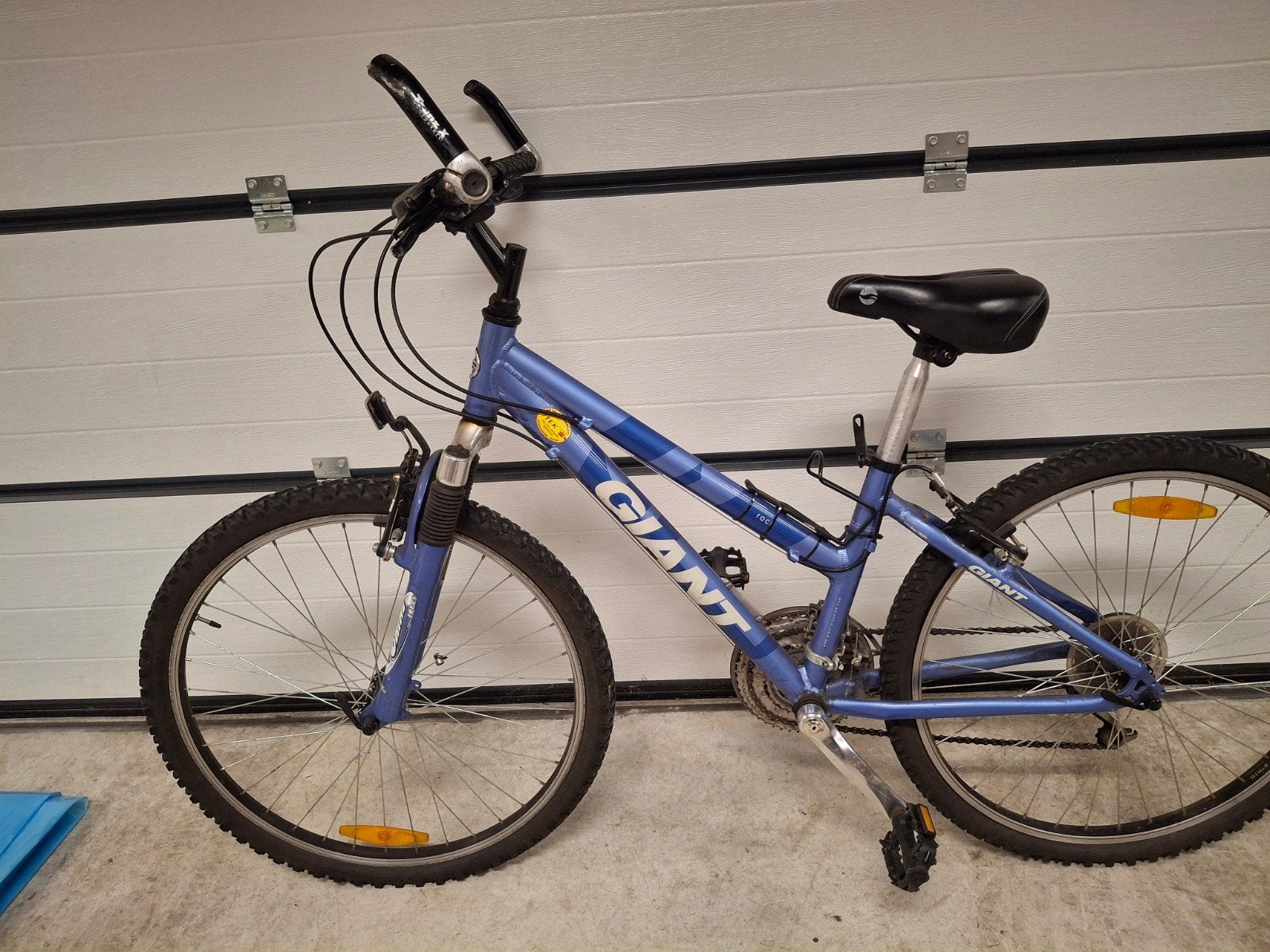 Giant mountainbike - Blauw - Gebruikt, Ophalen, Gebruikt, Hardtail, Velgrem