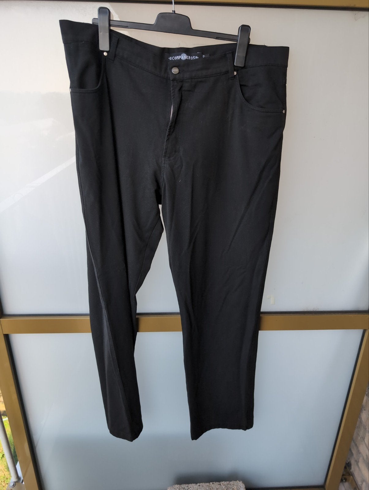 grote broek maar 44, Ophalen, Zwart, Zo goed als nieuw, Lang