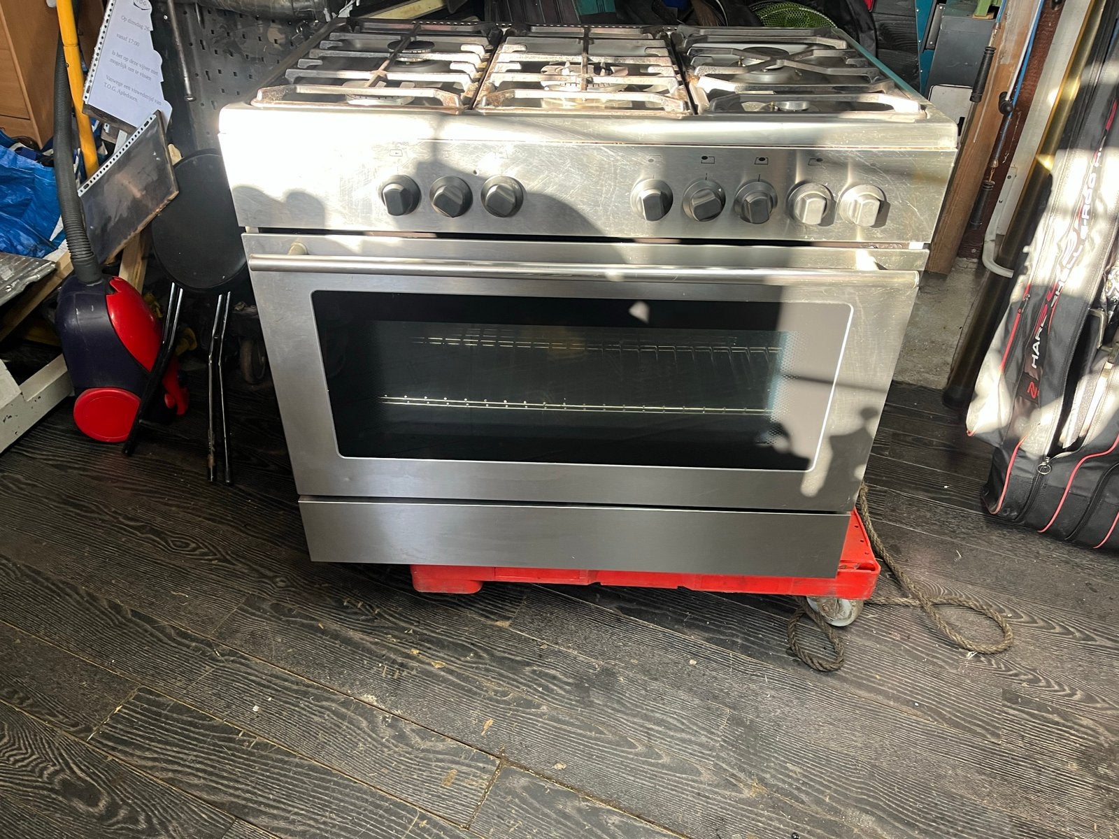 IKEA Gasfornuis met Oven - Gebruikt, Gebruikt, 60 cm of meer, Gas, Vrijstaand