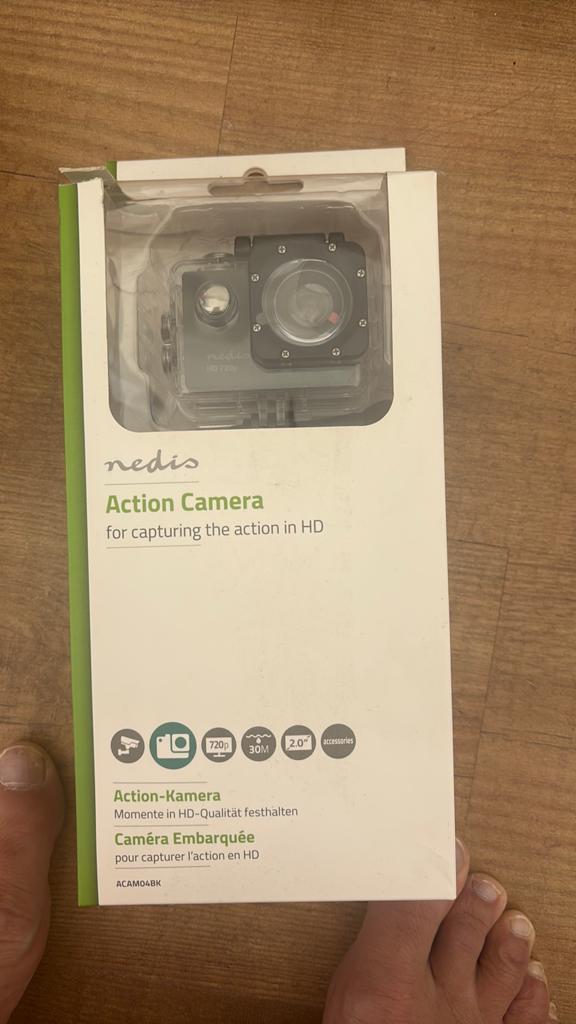 Nieuwe Nedis HD Action Camera - Perfect voor avontuur!, Ophalen of Verzenden, Nieuw, Overige merken