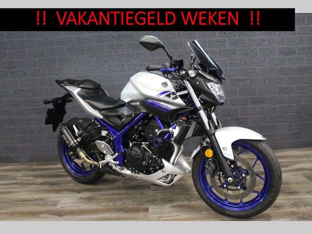 YAMAHA MT 03 ABS (bj 2016) 12,195 km A2 geschikt SC-Project, 2 cilinders, 321 cc, Bedrijf, Onbekend