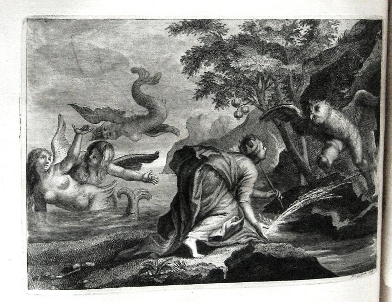 De Gedaant-wisselingen van P Ovidius Naso 1732 Groot formaat, Ophalen of Verzenden