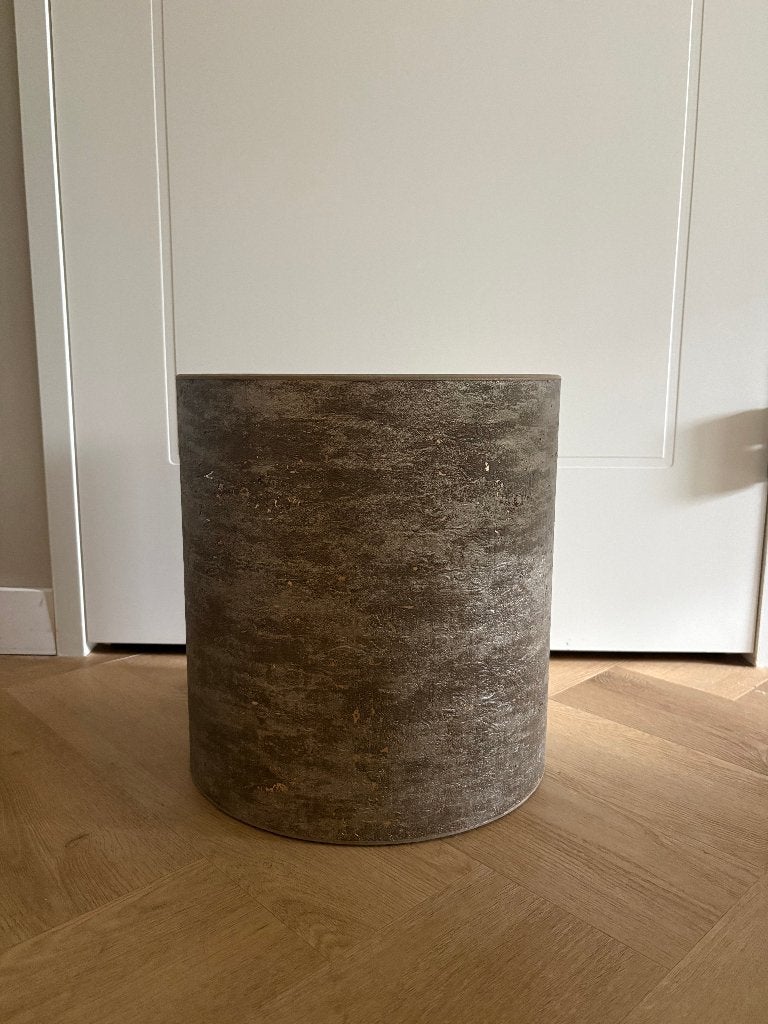 Lampenkap Duran, Huis en Inrichting, Ophalen, Zo goed als nieuw, Bruin, Rond