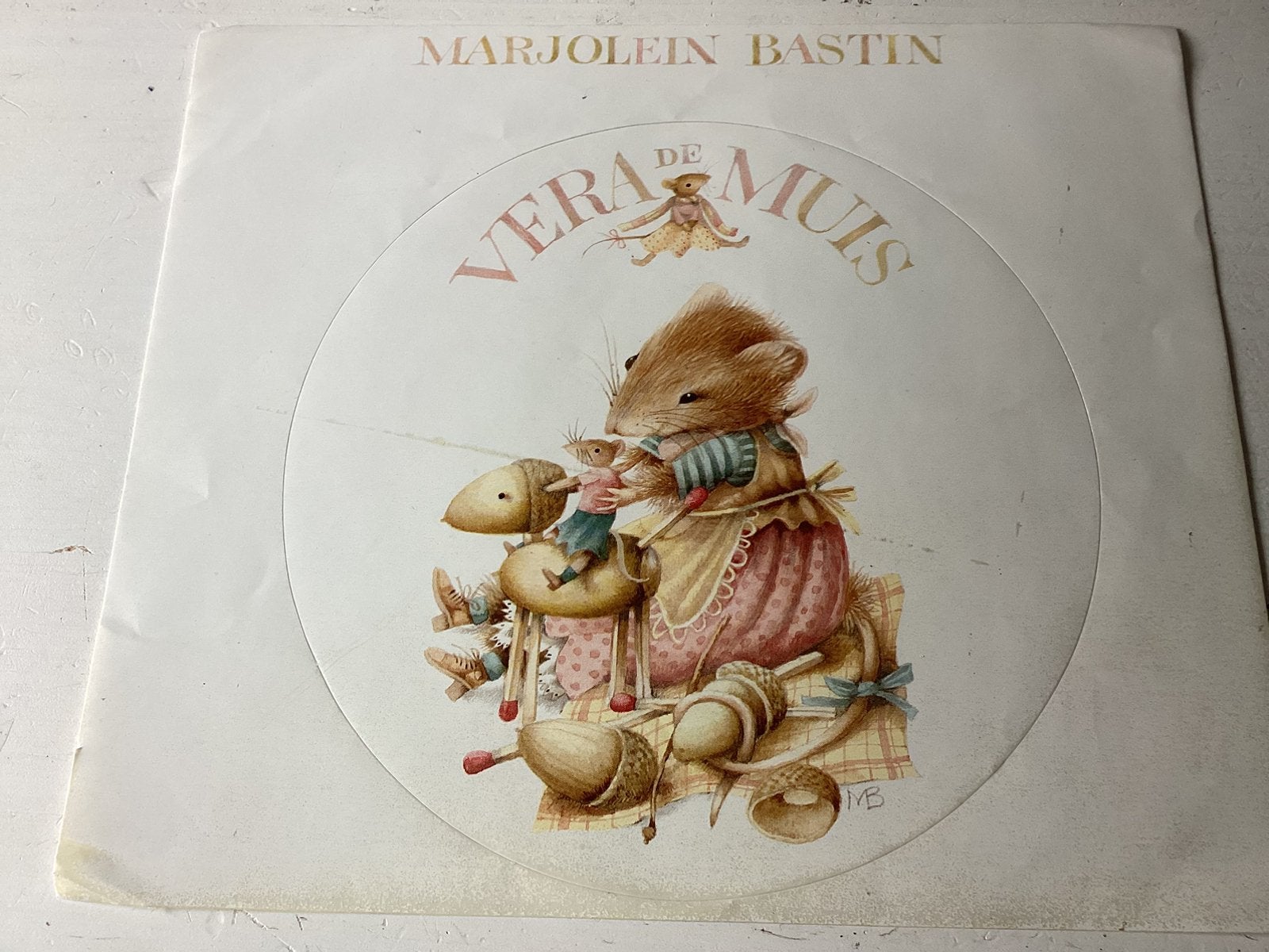 Ronde sticker Vera de Muis (Marjolein Bastin), Verzenden, Zo goed als nieuw, Strip of Tekenfilm