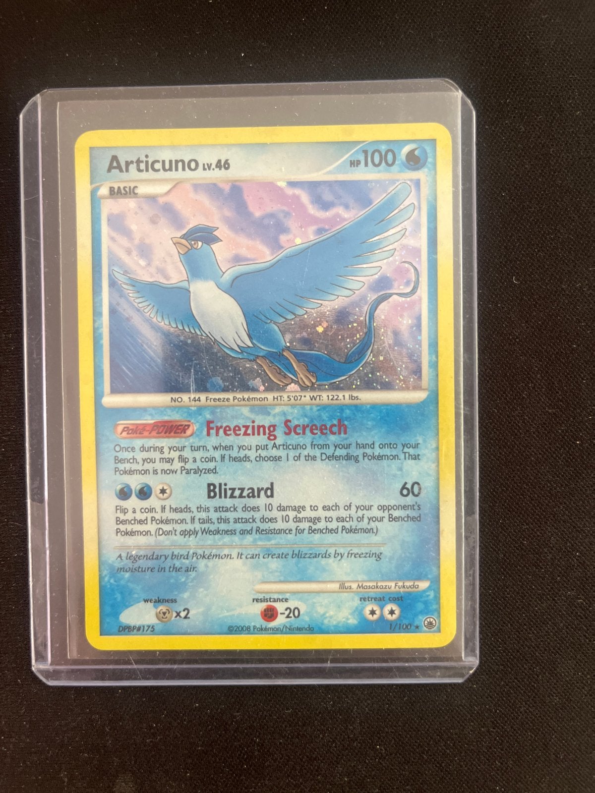 Pokémon Kaart Articuno Lv.46 DPBP#175, Ophalen of Verzenden, Gebruikt, Losse kaart