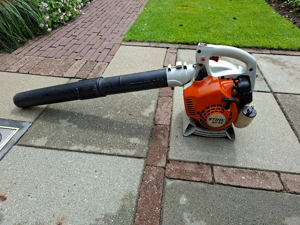 Bladblazers, Tuin en Terras, Ophalen, Benzine, Gebruikt, Handgedragen