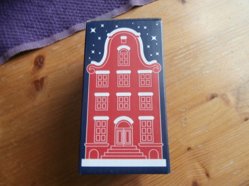 kerst kersthuisje grachtenpand postcodelo Hollandse huisjes, Diversen, Kerst, Ophalen of Verzenden, Nieuw