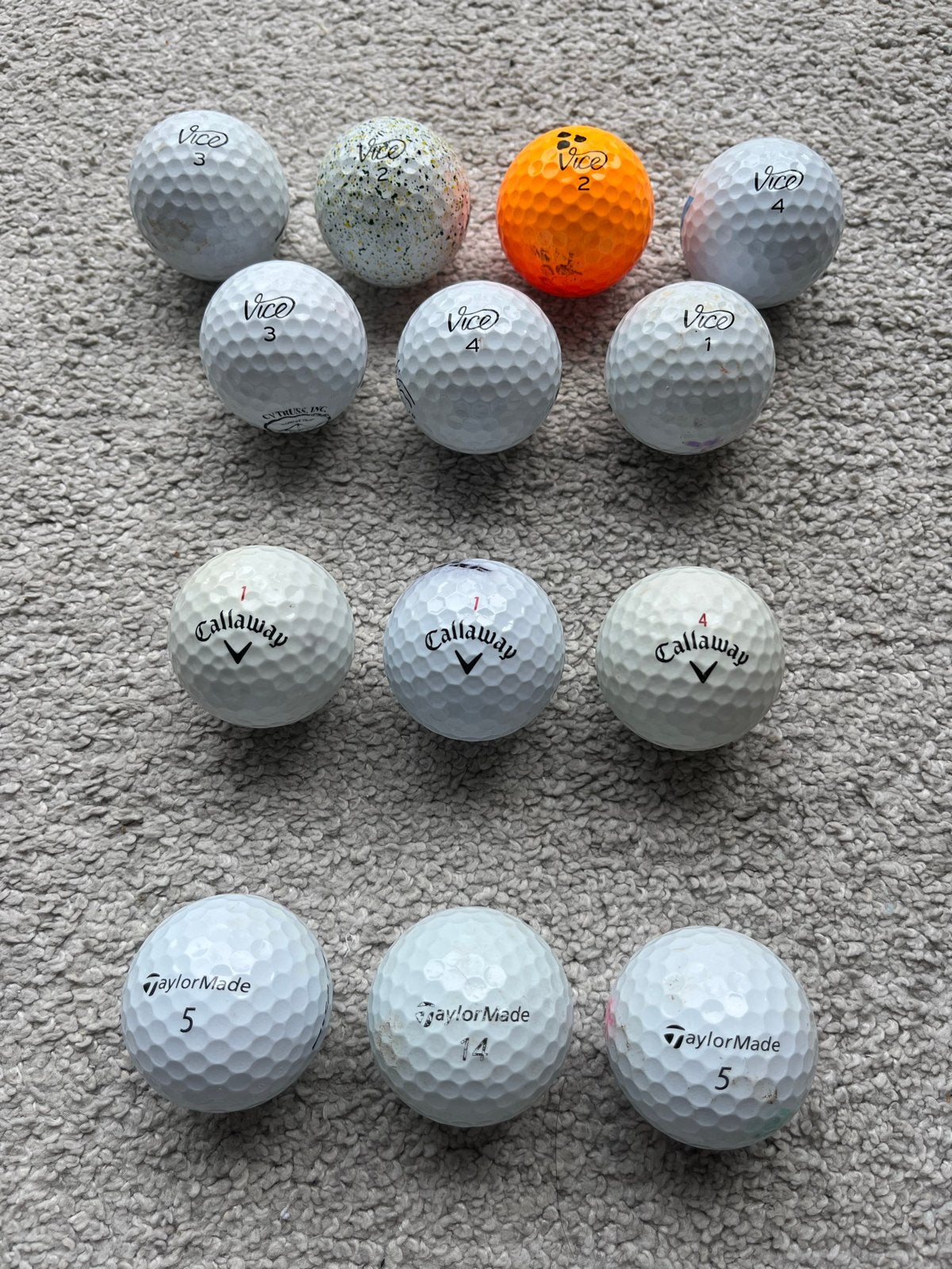 Exclusieve Golfballen Set - 13 stuks, Ophalen of Verzenden, Gebruikt, Bal(len), Overige merken