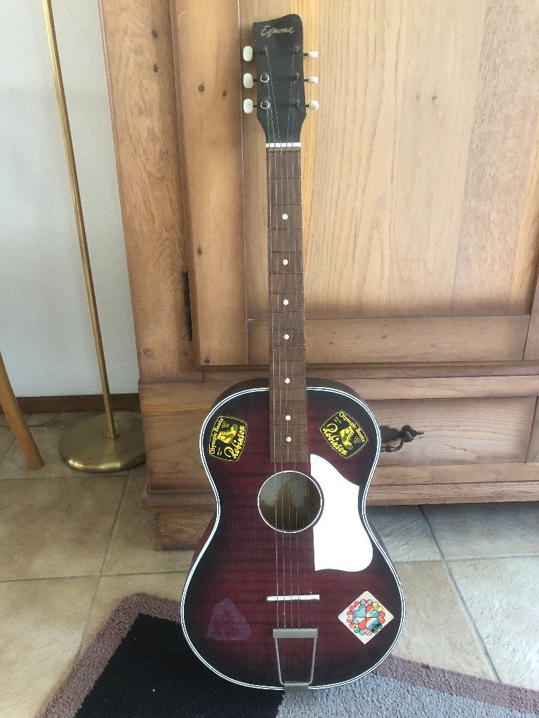 Egmond - Beatles Parlor anno 1964 - Akoestische gitaar, Muziek en Instrumenten, Ophalen, Gebruikt, Akoestische gitaar