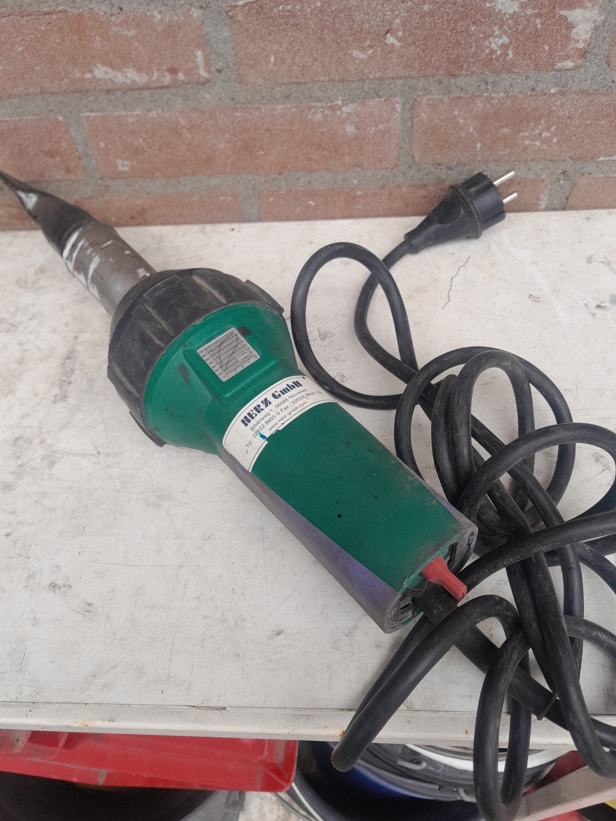 HERZ GmbH heteluchtpistool - Professioneel gereedschap, Ophalen of Verzenden